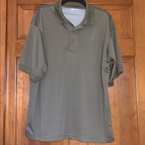 Columbia Men’s L Olive PFG Vented Polo